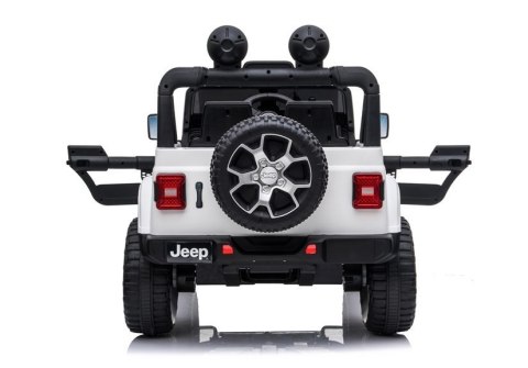Auto na Akumulator Jeep Wrangler Rubicon Biały Auto na Akumulator Jeep Wrangler Rubicon Biały