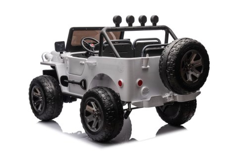 Auto Na Akumulator JH-102 Białe 4x4 Auto Na Akumulator JH-102 Białe 4x4