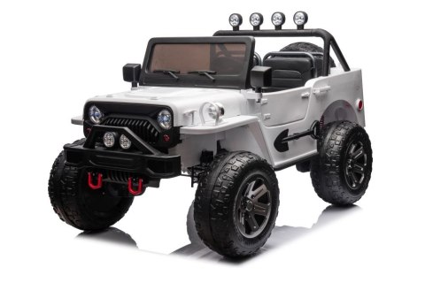 Auto Na Akumulator JH-102 Białe 4x4 Auto Na Akumulator JH-102 Białe 4x4