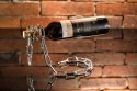 Łańcuchowy stojak na wino