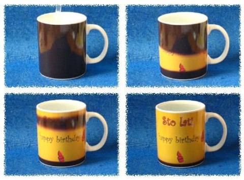 Magiczny kubek STO LAT / HAPPY BIRTHDAY Magiczny kubek STO LAT / HAPPY BIRTHDAY