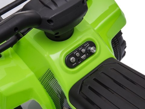 Quad na akumulator JS320 zielony Quad na akumulator JS320 zielony