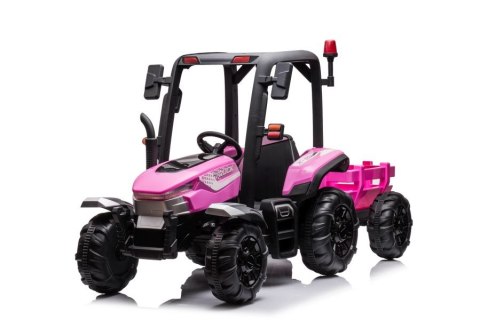 Traktor Na Akumulator BLT-206 Różowy Traktor Na Akumulator BLT-206 Różowy