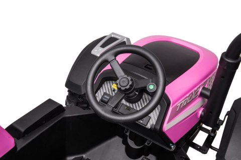 Traktor Na Akumulator BLT-206 Różowy Traktor Na Akumulator BLT-206 Różowy