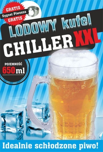 Lodowy kufel CHILLER XXL 650ml - classic Lodowy kufel CHILLER XXL 650ml - classic