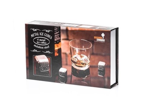 Metalowe kostki do drinków Metalowe kostki do drinków