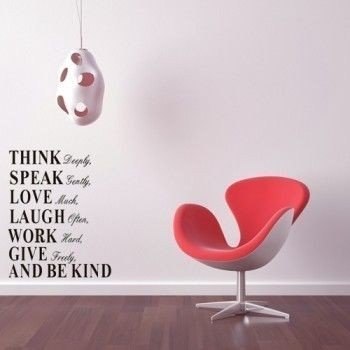 Naklejka dekoracyjna na ścianę THINK DEEPLY Naklejka dekoracyjna na ścianę THINK DEEPLY