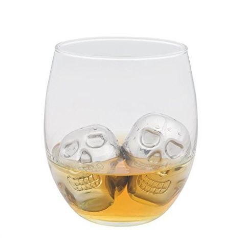 Metalowe czaszki do drinków Metalowe czaszki do drinków