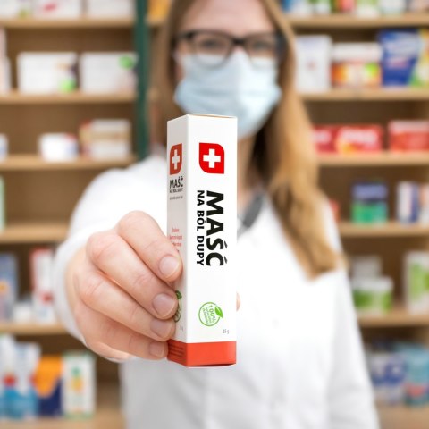 Maść na ból dupy w pudełeczku Maść na ból dupy w pudełeczku