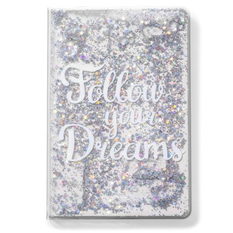 Notes FOLLOW YOUR DREAMS - srebrne cekiny Notes FOLLOW YOUR DREAMS - srebrne cekiny