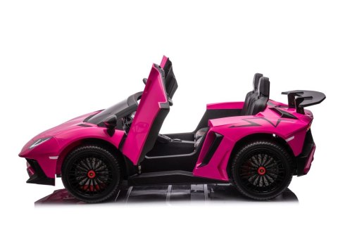 Auto Na Akumulator Lamborghini XXL A8803 Różowe 24V Auto Na Akumulator Lamborghini XXL A8803 Różowe 24V