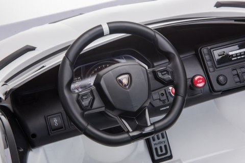 Auto na akumulator Lamborghini Aventador SX2028 Biały Auto na akumulator Lamborghini Aventador SX2028 Biały