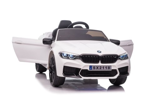 Pojazd Na Akumulator BMW M5 Biały Pojazd Na Akumulator BMW M5 Biały