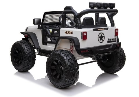 Auto na akumulator Jeep JC666 Biały Auto na akumulator Jeep JC666 Biały