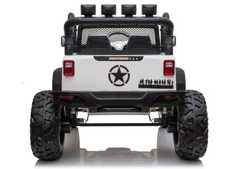 Auto na akumulator Jeep JC666 Biały Auto na akumulator Jeep JC666 Biały