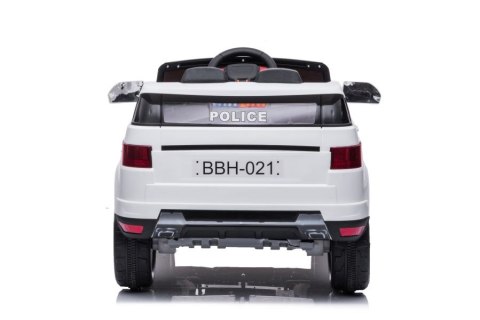 Auto Na Akumulator BBH-021 Policyjne Białe Auto Na Akumulator BBH-021 Policyjne Białe