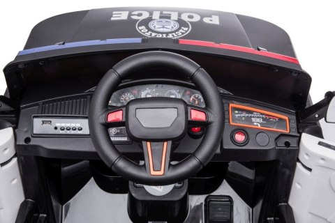 Auto Na Akumulator BBH-021 Policyjne Białe Auto Na Akumulator BBH-021 Policyjne Białe