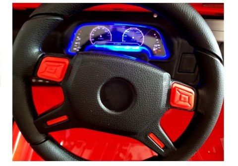 Auto na Akumulator Jeep HP012 Czerwone Auto na Akumulator Jeep HP012 Czerwone