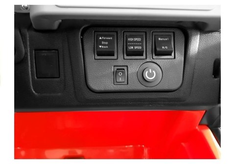 Auto na Akumulator Jeep HP012 Czerwone Auto na Akumulator Jeep HP012 Czerwone