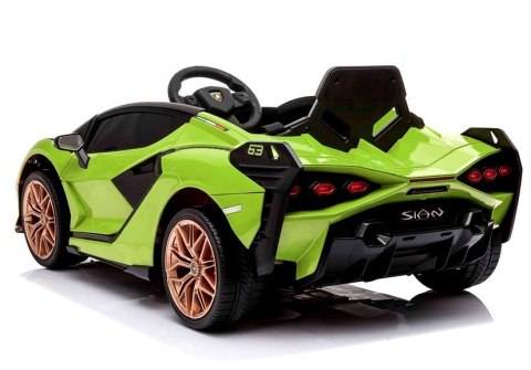 Auto na akumulator Lamborghini Sian Zielony Auto na akumulator Lamborghini Sian Zielony